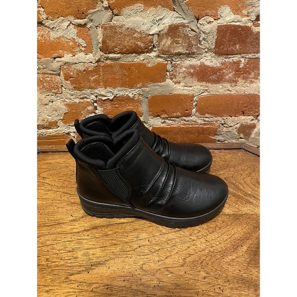 Easy Street Savita Women's Black Ankle Boots Low Heel Size US 7.5 M - Picture 1 of 5